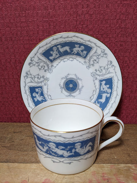Coalport Revelry Straight Sided Coffee or Tea Cup and Saucer