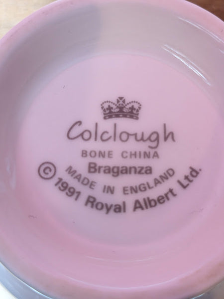 Colclough Bragaza Tea Cup and Saucer