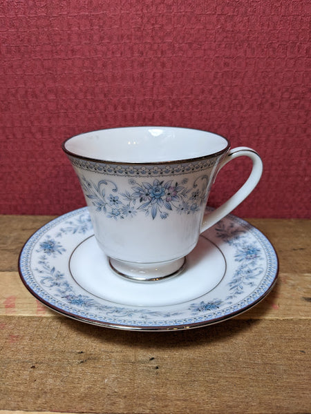 Noritake Blue Hill China Cup and Saucer