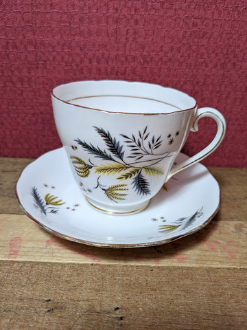 Colclough Stardust Tea Cup and Saucer
