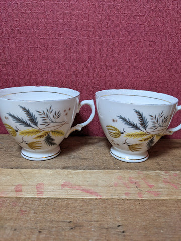 Colclough Stardust Tea Cup x 2