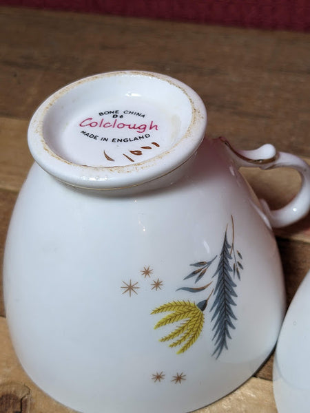 Colclough Stardust Tea Cup x 2