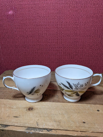 Colclough Stardust Tea Cup x 2