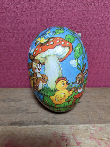 Vintage Cardboard Easter Egg