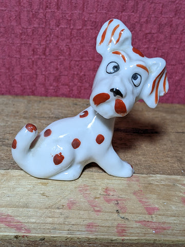 Vintage Dog Ornament With Movable Head